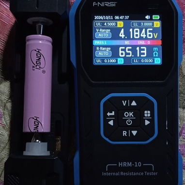 🔋 MEDIDOR DE RESISTENCIA INTERNA FNIRSI HRM-10 - 2/2