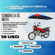 SOMBRILLA DE MOTO — $18 USD 🛡️ Garantía: 5 días 💰 Precio: $18 USD - Img 57422669