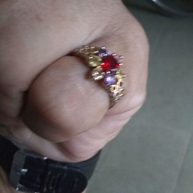 Sortija con piedras brillantes - 5/6
