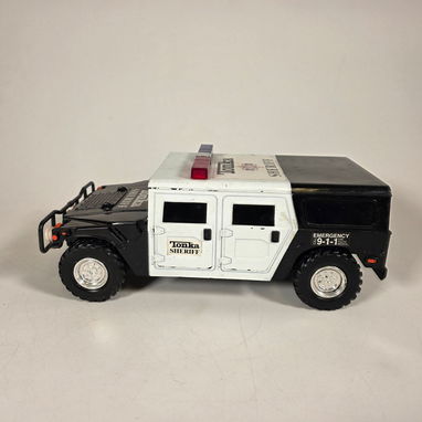 Juguete Carrito Tonka Hasbro Fun Rise Police Sheriff Hummer Original de 1999 en 10 USD - 3/7