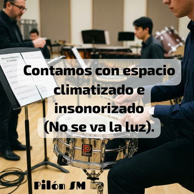 CONVOCATORIA PARA CLASES DE PERCUSIÓN - Img 118775457