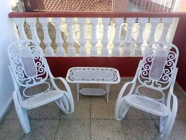Parejas de sillones de terraza de aluminio....son nuevos y con muy buena terminación y garantía y transporte incluido - Img main-image-45853757