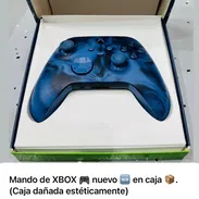 🎮 Mando Xbox Original 💎 Diseño azul marmoleado 📦 Nuevo en caja (detalle estético en la caja) 💵 Solo 65 USD ¡Juega - Img 57059543