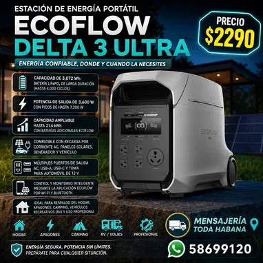 EcoFlow Deltas , Bluett, Anker e Ventilador Recargable - Img 128042766