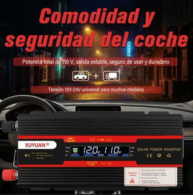 Inversor, Convertidor de corriente de 4000w 12V/24V a 110 V.     50077831 - Img 81824486