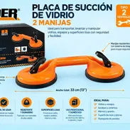 Placa de Succión de Vidrio FINDER® con 2 Manijas - Img 57699185