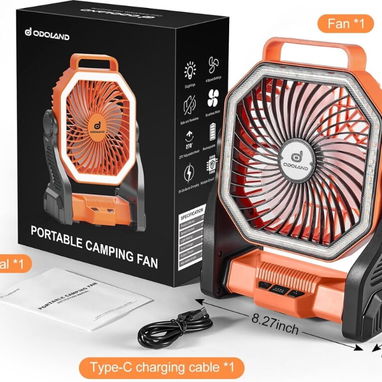 Ventilador Recargable de Alta Potencia - Img 111504598