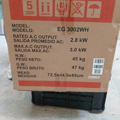 PLANTA ELÉCTRICA DE GASOLINA / GAS 3000W SANKEY - Img 118358699