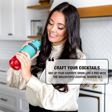 Coctelera Masontops Mason Jar con accesorios - 3/5