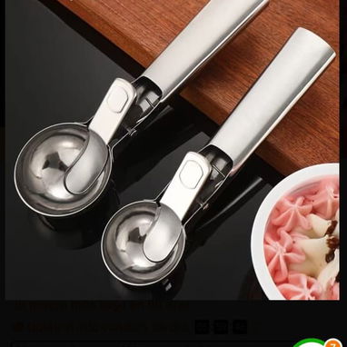 🛍️ Cuchara boleadora de helado talla S - 2/3