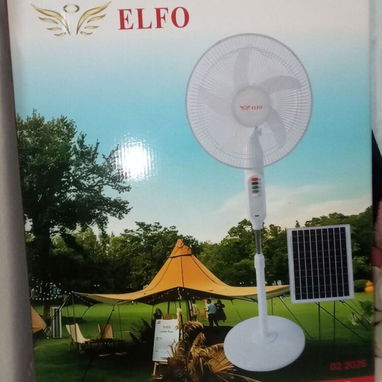Ventilador Recargable ELFO 16" $130 USD | Batería 15.6 Ah + Panel Solar 20W | Envío Gratis, Factura y Garantía - 2/2