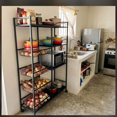 Organizador metálico con ruedas LF - 2/2