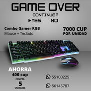 Kit de teclado y Mouse gamer nuevo a estrenar - Img 45534434
