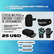 ✅ Estuche multiuso ✅ Faja de entrenamiento ✅ Guantes de entrenamiento 💲 Precio: 25 USD - Img 55915996