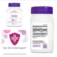 Gelatin ( esencial para el cabello, las uñas, la piel y el cartílago saludables.) 600 mg - 100 cápsulas - Img 51944468