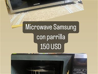 Microwave Samsung con parrilla en perfecto estado - Img main-image