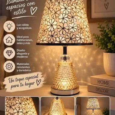 LÁMPARAS DE NOCHE DE CRISTAL - 8/10