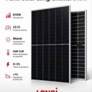 Paneles Solares Longi 615W - Bifaciales. - Img 57893924