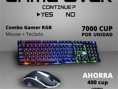 Combo de teclado y Mouse gamer nuevo - Img main-image-45501064