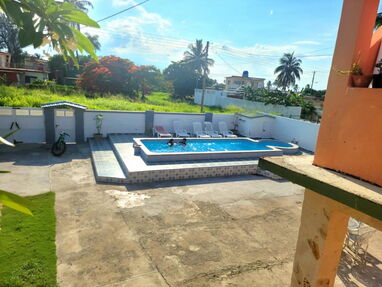 Linda casa de renta con piscina a sólo una cuadra y media de la playa de Boca Ciega,3 habit,Reservas x WhatsApp 52463651 - Img 63916312