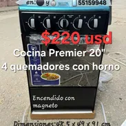 Cocina(estufa) de 20" con horno y magneto - Img 57996783
