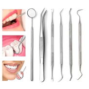 Kit Dental Profesional de Acero Inoxidable 6 en 1 | Limpieza Bucal, Sarro, Higiene Oral. Llamar o escribir al 56711427 - Img 53033102