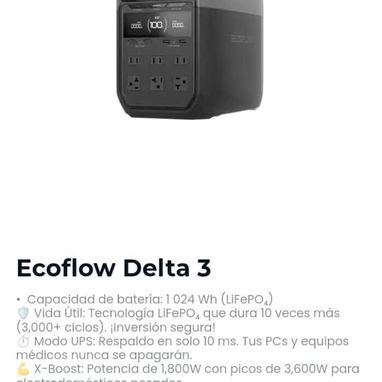 Estaciones de Energía Ecoflow - 2/4