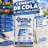 Cemento cola blanco - Img 58124014