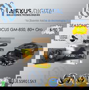 !!💻!! Fuente SEASONIC FOCUS GM-850 (850W/70A) 80+ Oro + Cable 12VHPWR !!💻!! - Img 48422318