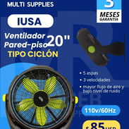 Ventilador Ciclón Pared y piso - Img 57252110