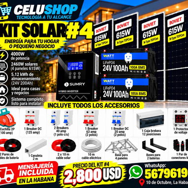 ☀️⚡ KITS SOLARES COMPLETOS — BOVIET + SUMRY + WATTCYCLE ⚡☀️ - 4/4
