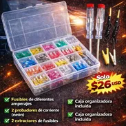 🚗 CAJA DE FUSIBLES AUTOMOTRICES – 306 PIEZAS Si tienes auto o trabajas con electricidad automotriz, esta caja es perfec - Img 54428146