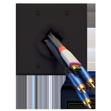 Placa de Pared Midlite 2GBK-GR2 Wireport – Gestión de Cables Profesional - Img 126330658