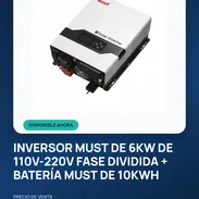 Inversor + batería MUST (6KW/10KWH) - Img 56806274