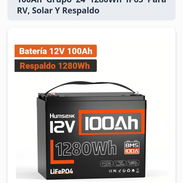 Batería Humsienk LiFePO4 12V 100Ah - Img 57533116