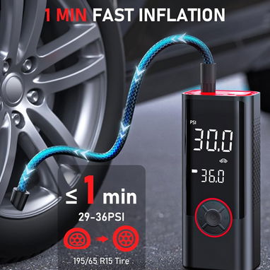 🚗 COMPRESOR PORTÁTIL DIGITAL INFLAVIVE 150 PSI | AUTOS, MOTOS, BICIS Y BALONES | RECARGABLE. ENVÍO DISPONIBLE - Img 109631208