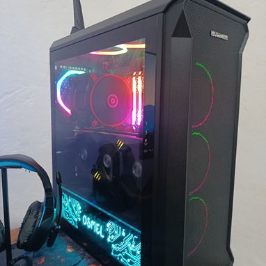 🖥️ Gabinete Nox Hummer Quantum Gaming ATX – Cristal Templado + 6 Ventiladores ARGB/RGB + Hub USB 3.0 ORICO 🌈 - 3/8