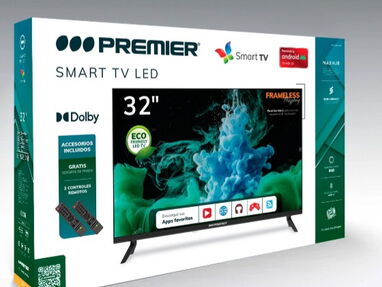 Smart TV Premier de 32 pulgadas !Nuevo! (Wifi, Bluethoth, 2USB, 3 HDMI) - Img main-image