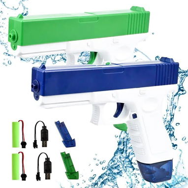 Pistola de Agua Eléctrica Recargable - Diversión a Chorro Todo el Verano | Lleva la emoción a... | videojuegoshabana.com - Img 123150771