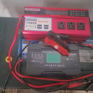 Inversor 200w, cargador inteligente y batería Moura 220amp, se pueden poner luces, ventirador, tv, etc. - Img 56187715