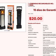Lámpara Solar Haoexliang: Indicador de Carga y 39 LEDs por $15.00 VPT#-0173 - Img 55436037