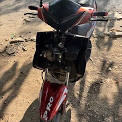 Moto electrica frente roto bateria 72x20 25km - Img 125091148