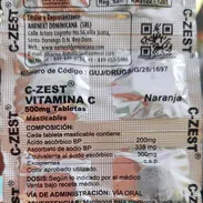 Vitamina C 500mg blister 10 tabletas masticables - Img 53775102