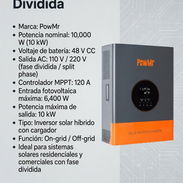 Inversor Solar Híbrido PowMr 10 kW - Img 54574637