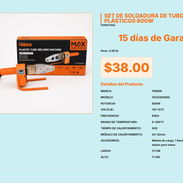 Plancha de Termofusión Eléctrica 800W Finder: Modelo FD25260800 Calidad Real VPT#-0427 - Img 55552883