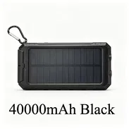 Cargador Power Bank de 40 000 mAh con Panel Solar - Img 57480677