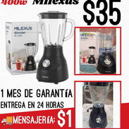 Licuadora milexus de vaso de cristal 1.5litros 400w - Img 54039762