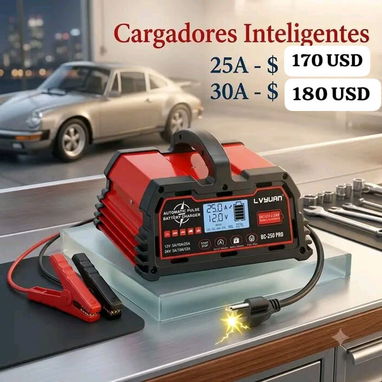 Cargadores Inteligentes para todo tipo de batería 🔋 • 12v & 24v - P20 20A 💲 150 USD • 12v & 24v - LVYAN 25A 💲 170 - Img 123255761