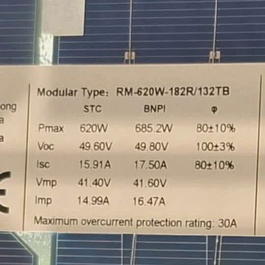 ⚡ Contenedor de Paneles Solares Ronma 620W ⚡ - 2/2