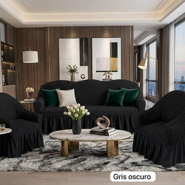 Forros para muebles 3-2-1. Sofa Cover 🌸 Sirve también para juegos de sala 2-1-1 - Img 120682810